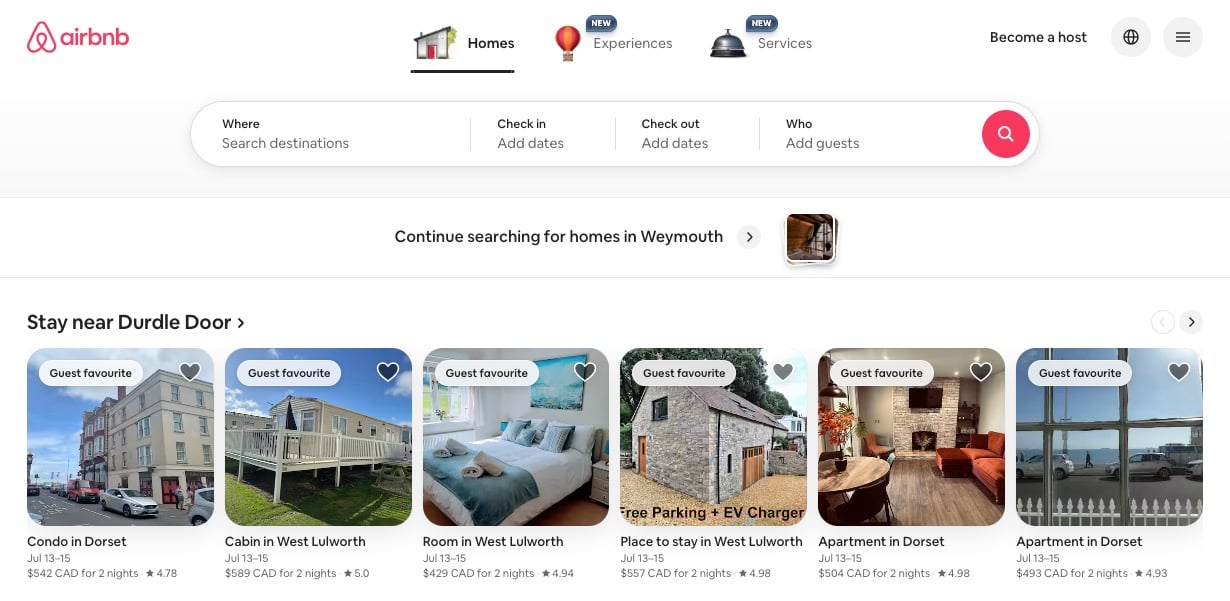 Jetstream-airbnb-search-bar